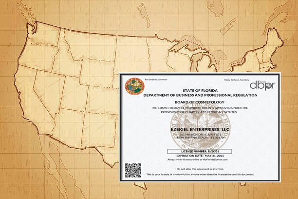 Eyelash Extension Licensing Requirements of Each State
