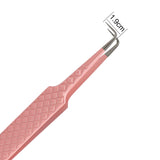 LP-06 Pink 90 Degree Eyelash Extension Tweezer