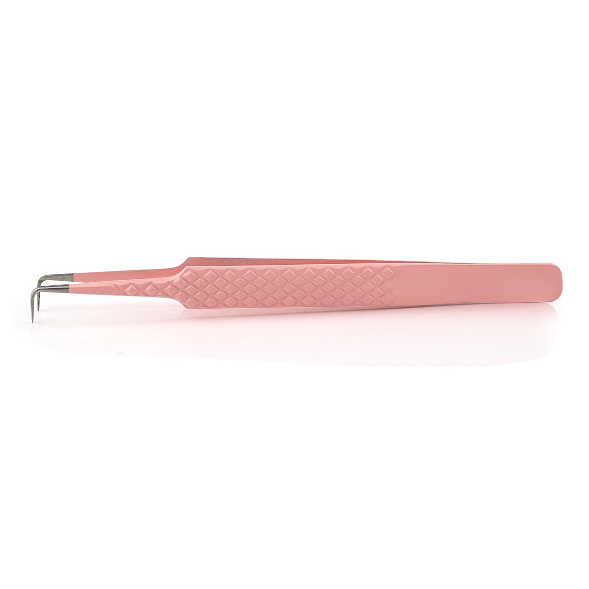 LP-06 Pink 90 Degree Eyelash Extension Tweezer