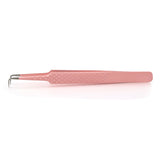LP-06 Pink 90 Degree Eyelash Extension Tweezer