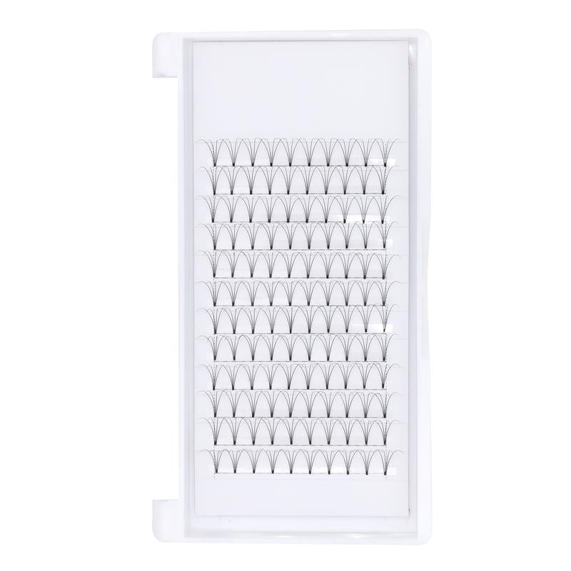 4D Short Stem Premade Fans Lashes Eyelash Extension Trays