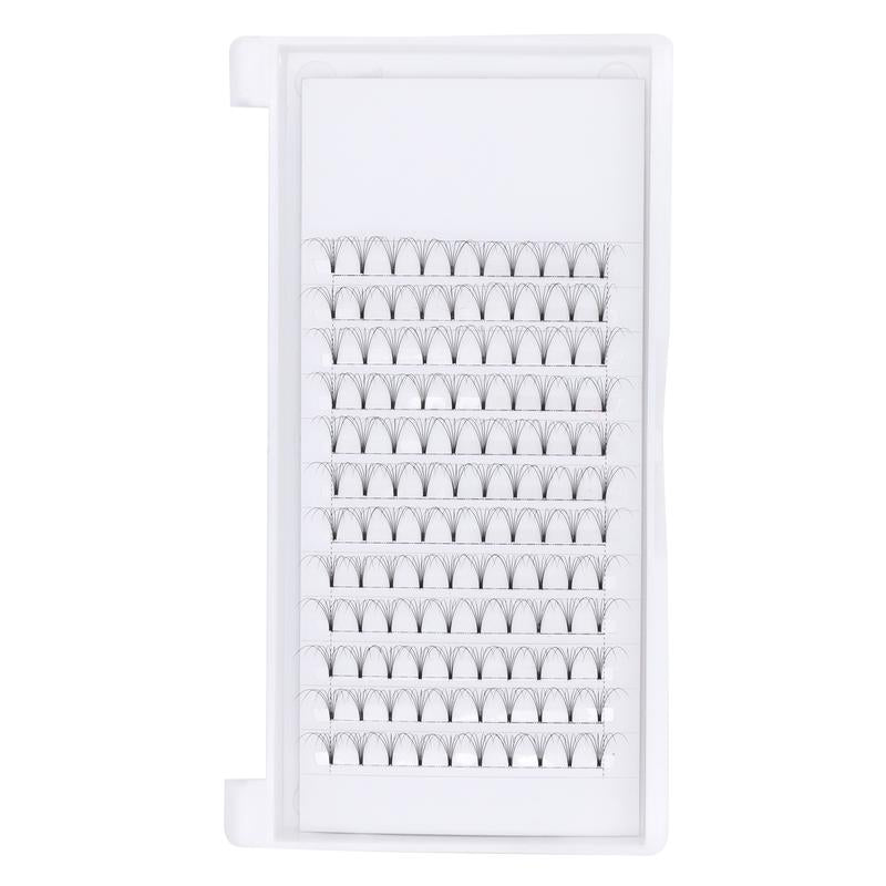 6D Short Stem Premade Fans Lashes Eyelash Extension Trays