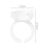 Double Heart-Shaped Blooming Glue Cup for Eyelash Extension (100pieces/pack)