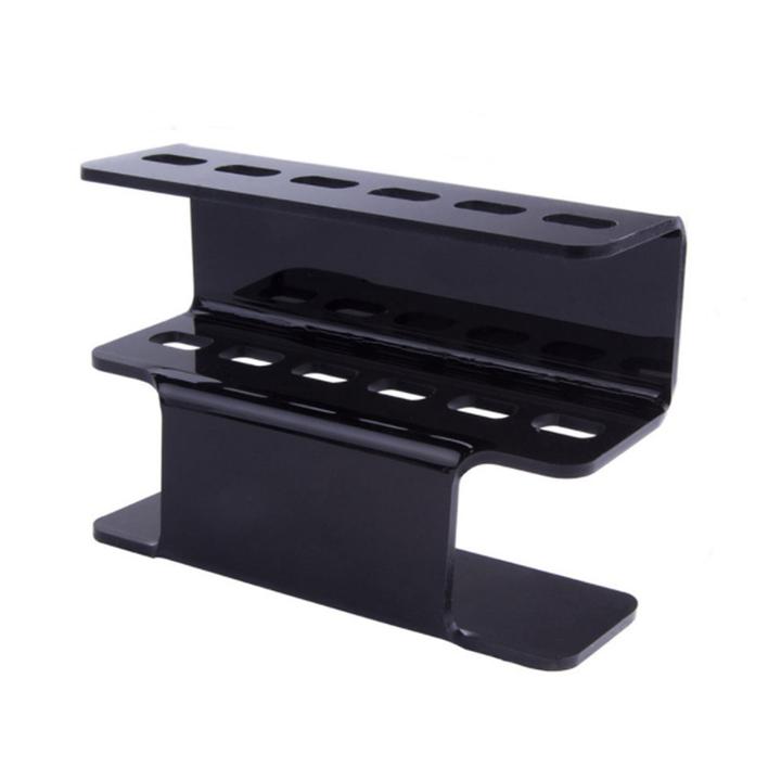 Acrylic Tweezer Storage Holder 6 Holes Stand for Eyelash Extension
