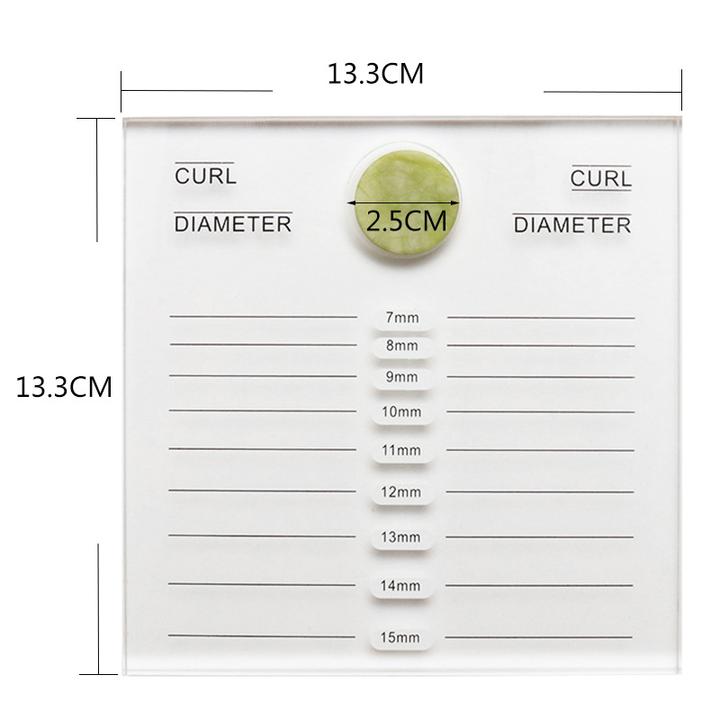 Double Glass Lash and Glue Holder Pallet for Eyelash Extension