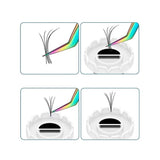 100pcs Blooming Cups Rapid Bloom Sun Flower Glue Cup for Eyelash Extensions