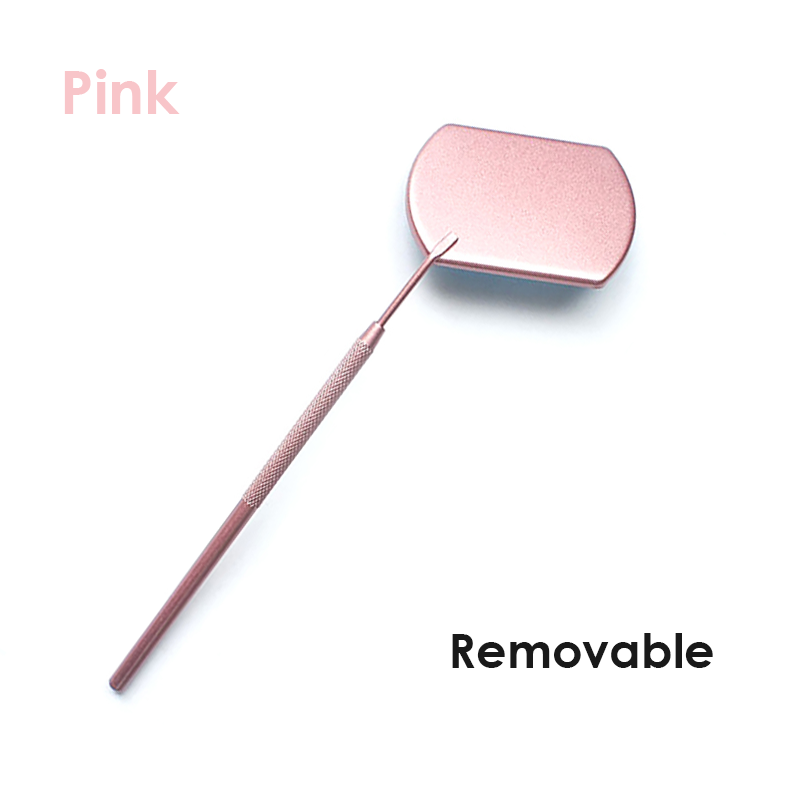 Professional Eyelash Extension Removable Stainless Steel Multifunction Checking Mirror