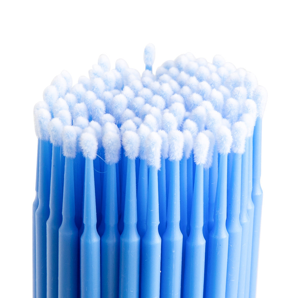 100PCS Disposable Eyelash Extension Brushes Micro Swab