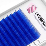 0.07 Blue Color Lashes 12mm Eyelash Extension Trays