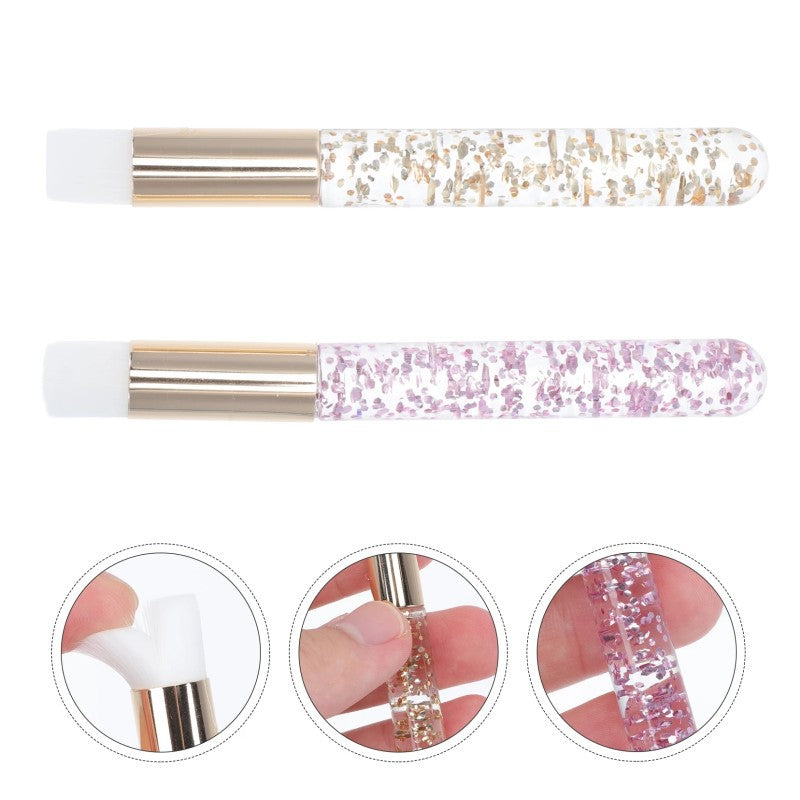 Eyelash Extension Crystal Glitter Cleansing Brush Eyelash Foam Applicator