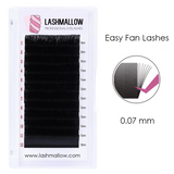 0.07 Easy Fan Lashes 8-16mm Eyelash Extension Trays