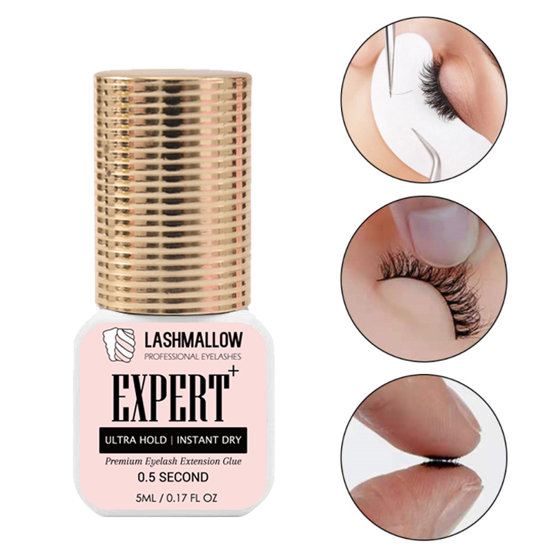 0.5 Second Fast Drying Eyelash Glue for Professional Lashes Extension Ultimate Strong Adhesive