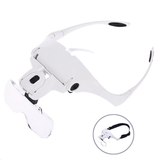 Helmet Magnifier With 2 LED Light For Eyelash Extensions