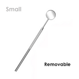 Professional Eyelash Extension Removable Stainless Steel Multifunction Checking Mirror